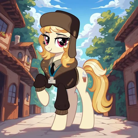 masterpiece, score_9, score_8_up, score_7_up, (best quality:1.1), ultra-detailed, high resolution, 1girl, March Gustysnows, (((beautiful detailed eyes))), Highly Visible, long eyelashes, , (((8k))), pony, feral, MLP, G4, female, sharp focus, perfect lighting, anatomically correct, extremely detailed, high detail, no pussy, no vagina,smile, looking at viewer, Expressive, full body view, detailed background, 3/4 side view, seduction smile, OverallDetail, zPDXL2, (summer bedroom background)