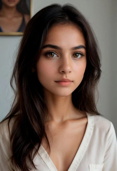 score_9,score_8_up,score_7_up,score_6_up, photorealistic, picture, Extremely_Realistic, hyper_realistic, real_life, high_resolution, masterpiece,high_definition, best_quality, highest_quality, high_quality, hyper_detailed, detailed, detailed_background, complex_background, clear, crisp, natural_lighting, female focus, face focus,
1girl, DRA, Human_female, detailed_skin, skin_pours, detailed_eyes, detailed_eyelashes, long_eyelashes, detailed_eyebrows, detailed_hair, detailed_face, feminine, thin, thin_neck, pencil_thin_waist, slender, blush, perky_breasts, firm_breasts, (cute:1.6), (youthful:1.6), (petite:1.6), (Indian girl:1.5)
