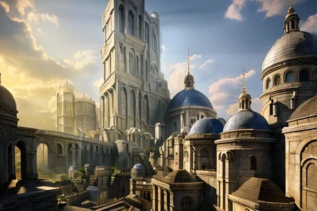 (masterpiece:1.2), (best quality,:1.2), 8k, HDR, ultra detailed, ((photorealistic)), professional light, cinematic lighting, fashion photography, ambient lighting, atmospheric effects, Numenor, a big medieval fantasy city, <lora:Numenor-10:1>, epiCPhoto