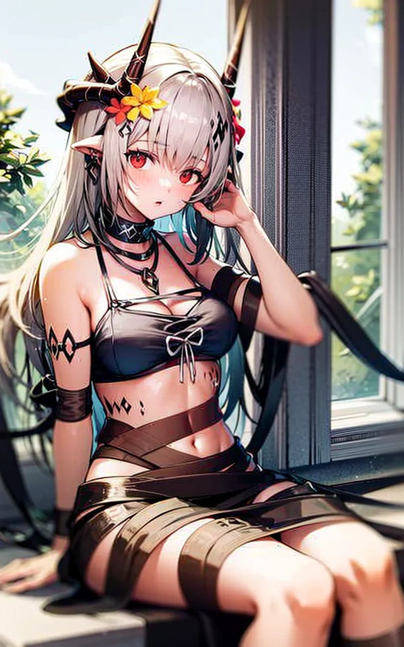 masterpiece,1girl,solo,sitting,mudrock \(silent night\) \(arknights\), \(arknights\),
<lora:MudrockSummerV1-000008:1>