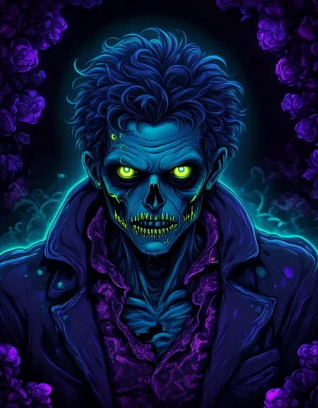 novuschroma80 style zombie man looks curious blacklight art <lora:novuschroma80 style:1>