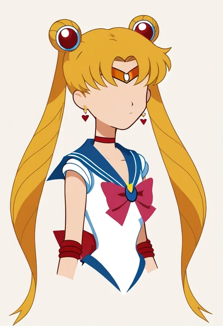 score_9, score_8_up, score_7_up, score_6_up, score_5_up, score_4_up <lora:PonyMinimalStyle:1> Minimalstyle, sailor moon, faceless female, simple background, vector, flat colors, faceless, simple,
