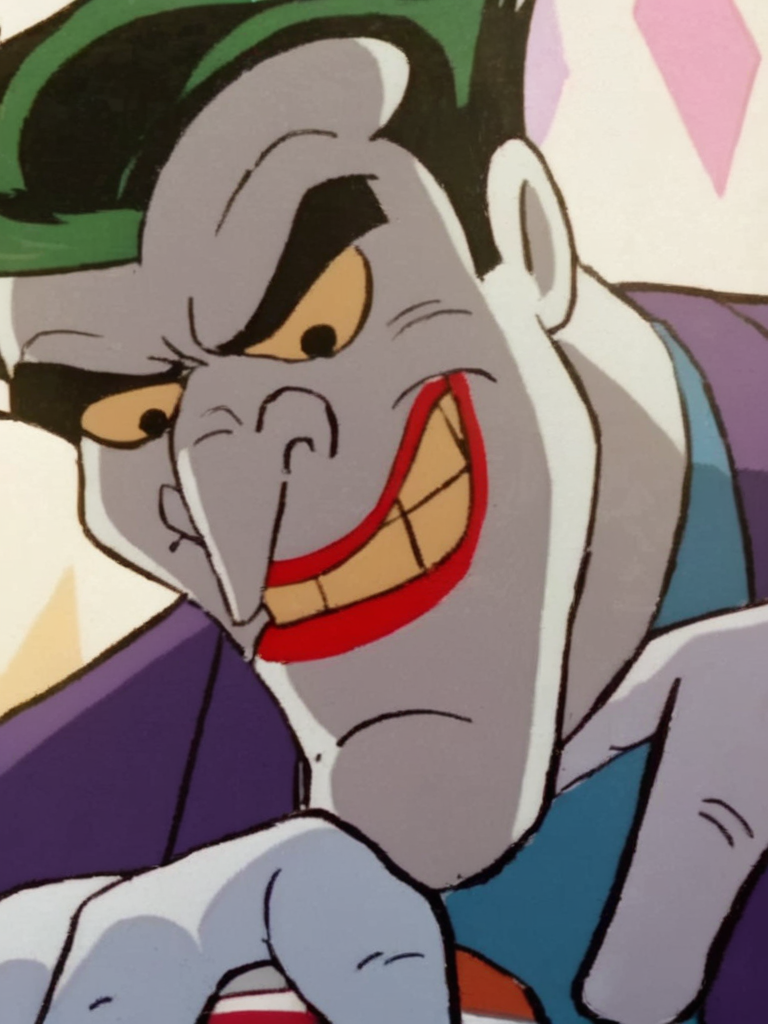 score_9, score_8_up, score_7_up, volumetric lighting, joker, solo, 1boy, yellow eyes, colored skin, thick eyebrows, <lora:batman_pony_v1:0.9>