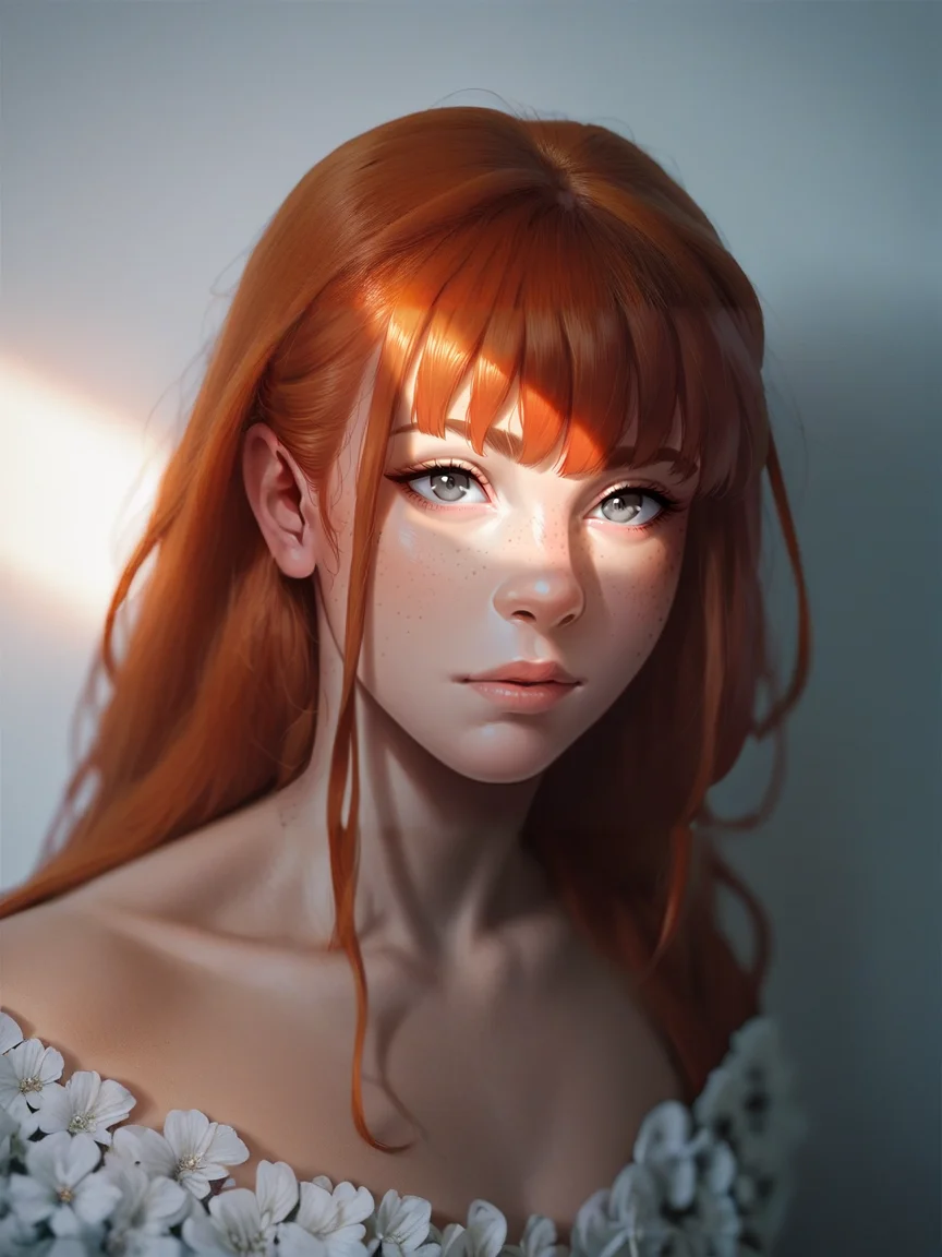 score_9, score_8_up, score_7_up, score_6_up, score_5_up, score_4_up, <lora:43stl1ght1ngXLP2:0.9> 43stl1ght1ng, 1girl, long hair, ginger hair, 43stl1ght1ng, low light, dramatic lighting, darkness, eye lighting,