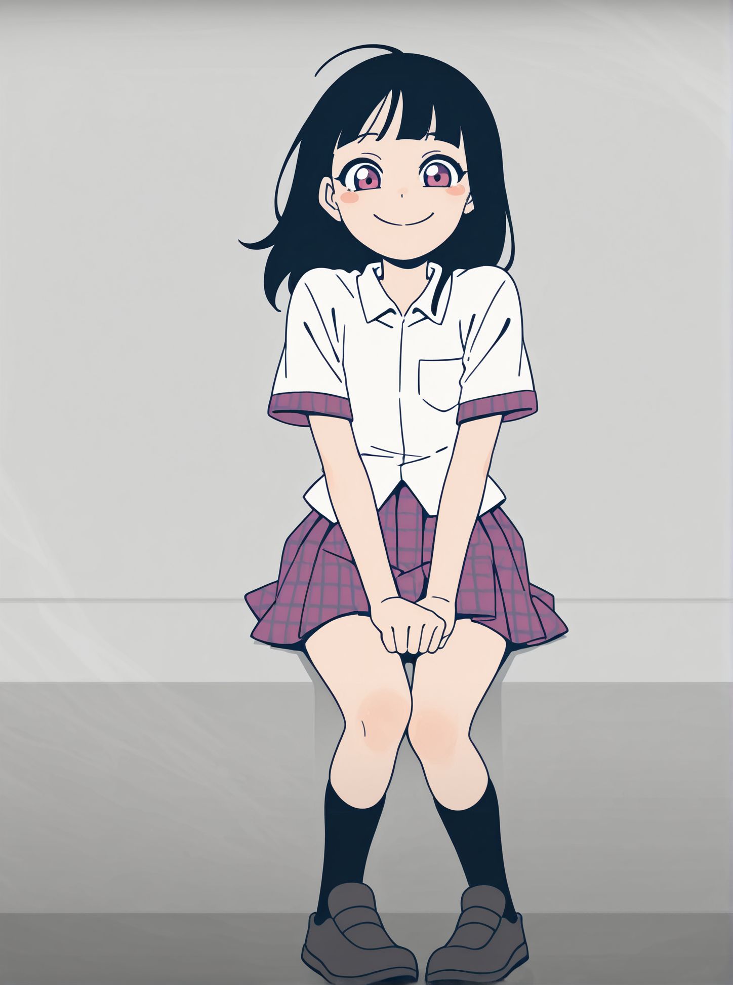 masterpiece,best quality,amazing quality,very aesthetic,absurdres,newest, huge filesize,
<lora:spo_sdxl_10ep_4k-data_lora_webui:0.5>,
<lora:add-detail-xl:1> anime coloring, flat color, 
<lora:DiDiDaDaDonDonDa:1> DiDiDaDaDonDonDa,
D_girl,
1girl,
solo,
black hair,
skirt,
smile,
shirt,
white shirt,
socks,
shoes,
short sleeves,