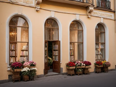 RAW photo of, flower shop, evening, light, smile,
high quality, beautiful,
golden hour, shadow, building, books,
8k uhd, dslr, soft lighting, high quality, film grain, Fujifilm XT3, extremely detailed, saint petersburg
<lora:piter-step00022500:0.9>