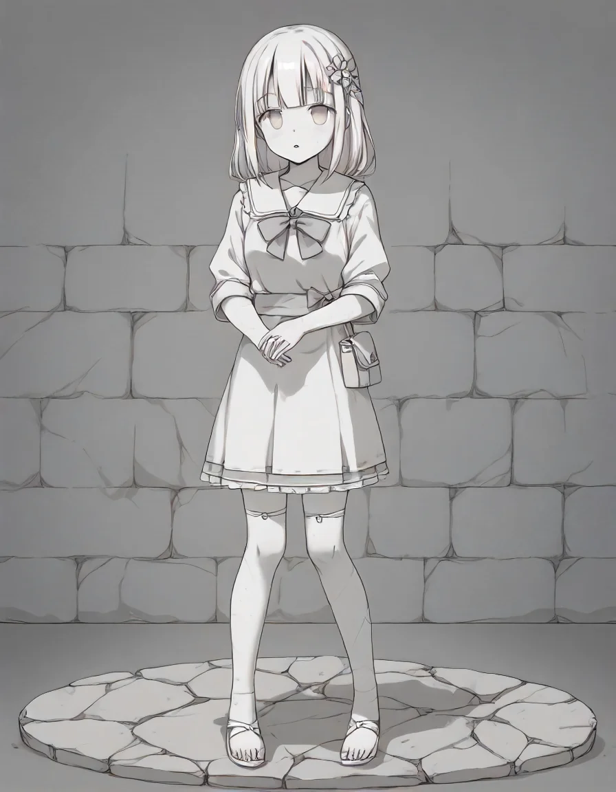 <lora:petrification_XL_pony_v1:1>petrification,1girl,stone,, BREAK score_9, score_8_up, score_7_up, BREAK source_anime, rating_explicit, best quality, masterpiece, uncensored,<lora:sdxl_lightning_4step_lora:1>(clear eyes:1.2),clear art,zPDXLpg