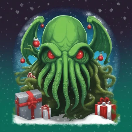 Cthulhu xmasize <lora:SDXL-xmasize-Lora-r12:1>