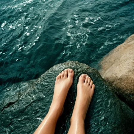 glamorous photo of <lora:glamour photography style:0.8> sharp detailed
<lora:add-detail-xl:1>1
<lora:TeethXL:1>
<lora:eyetune:1>
An award winning Glamour photo of a person laying on a rock near the water,1girl,solo,skirt,outdoors,barefoot,water,feet,toes,ocean,beach,soles,foot focus,watercraft,dirty,waves,photo background,dirty feet , cinematic photography, film style, kodak film style, kodak motion picture, sharp, detailed, film color, different colors, detailed color, detailed background, detailed environment, creative, different, unique, awesome, high quality, 8k, film saturation, film contrast, Celluloid film, film still, movie still, cinematic light, detailed feet, different lighting, glamour photography style, high fashion, luxurious, extravagant, stylish, sensual, opulent, elegance, stunning beauty, professional, high contrast, detailed
