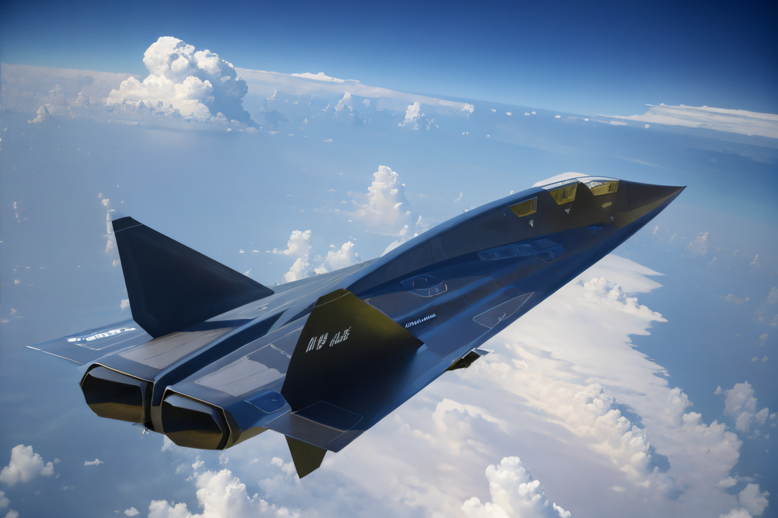(view from bottom:1.2) (masterpiece, best quality:1.2), ultra-detailed, EdobAurora fighter jet (flying:1.2) (realistic:1.5) <lora:EdobAurora_v1.0:1>