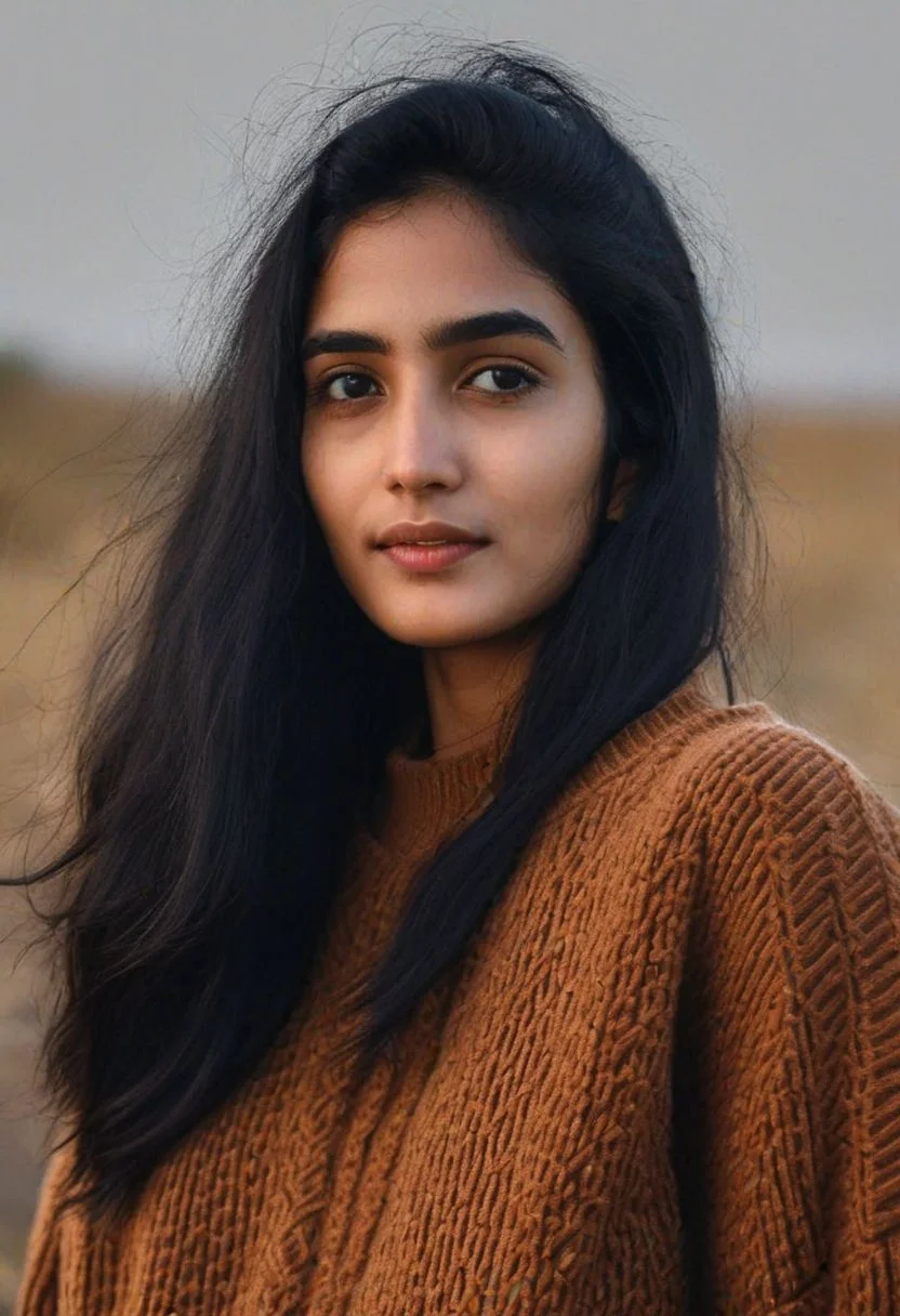 realistic photo of mylocalgirl, 1girl, solo, close shot, black hair, a woman, wearing a sweater, (masterpiece:1.0), (best quality:1.0), ultra detailed, cowboy shot,