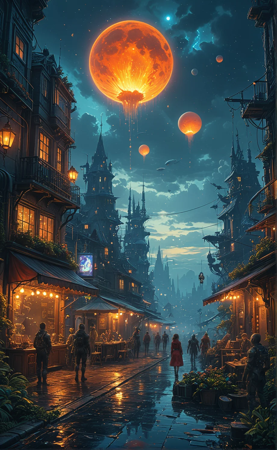 sci-fi style ethereal fantasy concept art of Festive evening, May 1st Labor Day,
Programmers, designers, managers celebrating together,
intricate, 8k highly professionally detailed, HDR, CGsociety, heavenly atmosphere, detailed illustration, hd, digital art, overdetailed art, concept art, complementing colors, trending on artstation, Cgstudio, the most beautiful image ever created, dramatic, subtle details, illustration painting by alphonsn, vibrant colors, 8K, award winning artwork, high quality printing, fine art, gold elements, intricate, epic lighting, very very very very beautiful scenery, 8k resolution, digital painting, sharp focus, professional art, atmospheric environment, art by artgerm and greg rutkowski, by simon st�lenhag, rendered by Beeple, by Makoto Shinkai, syd meade, 8k ultra hd, artstationHD, 3d render, hyper detailed, elegant,
<lora:add-detail-xl:1>
<lora:aidmaMJ6.1_v0.5_2:0.7> aidmamj6,
<lora:SDXLFaeTastic2400:0.15>,
<lora:tbh129-sdxl:0.2> style of Michael Cheval,
brave light . magnificent, celestial, ethereal, painterly, epic, majestic, magical, fantasy art, cover art, dreamy . futuristic, technological, alien worlds, space themes, advanced civilizations