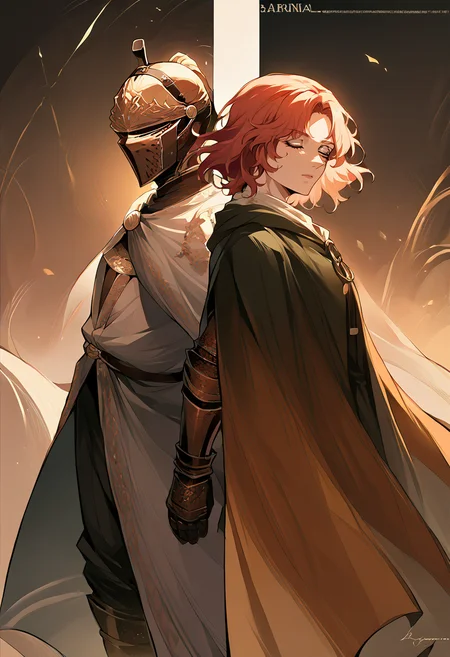 score_9, score_8_up, score_7_up, source_anime, <lora:BackToBack_XLPD:0.55>, back-to-back, from side, abstract, 2girls,
BREAK NeedleKnightLeda, full armor, helmet, cape, gauntlets, breastplate, Knight, black pants, <lora:NeedleKnightLeda_XLPD-000009:1>, covered face,
BREAK <lora:Melina_XLPD:1> IncrsMelina, one eye closed, cloak, hooded cloak