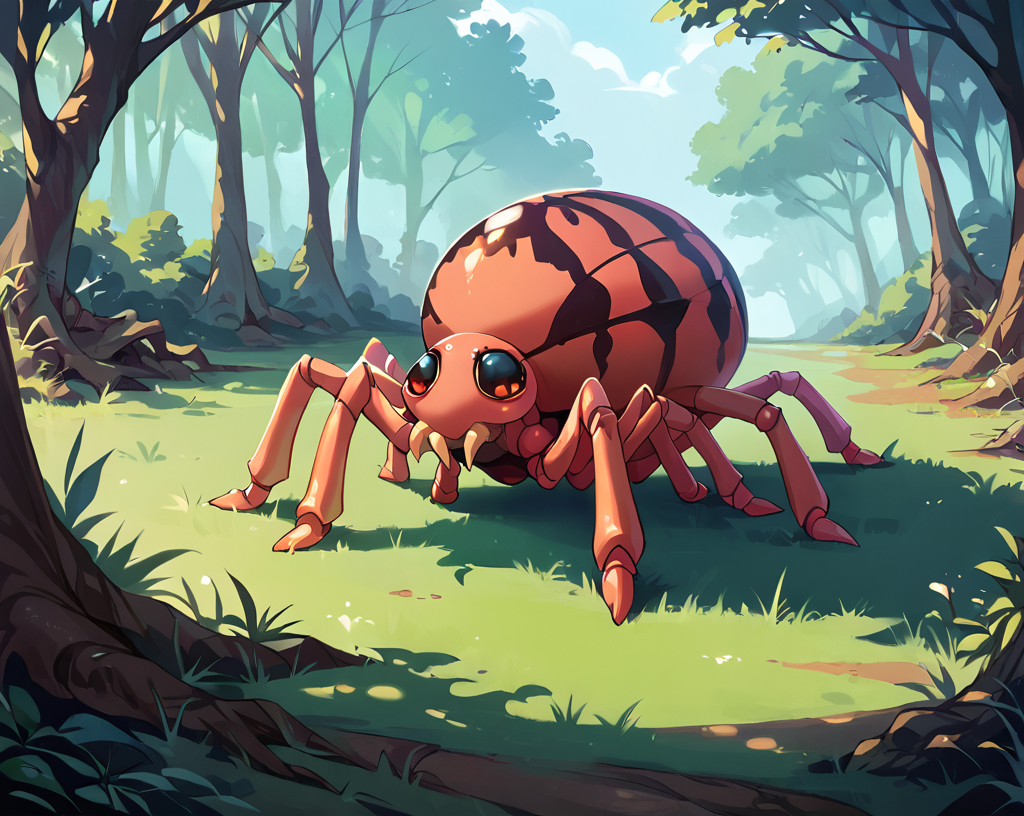 score_9, score_8_up, score_7_up,   spider, arachnid, monster <lora:Spidersex4-000040:1>