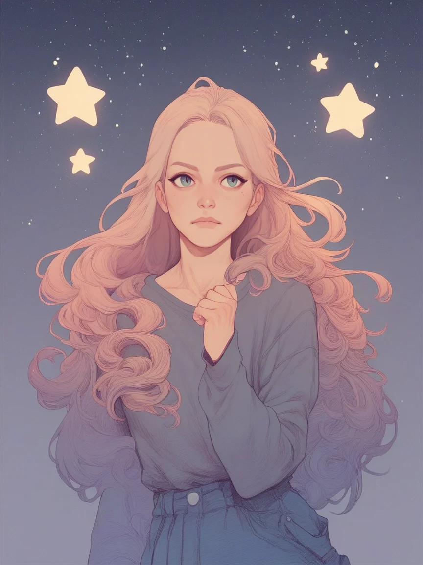 score_9. score_8_up, score_7_up, score_6_up, score_5_up, score_4_up, <lora:m3y3rXLP:0.7> m3y3r, 1girl, long hair, stars