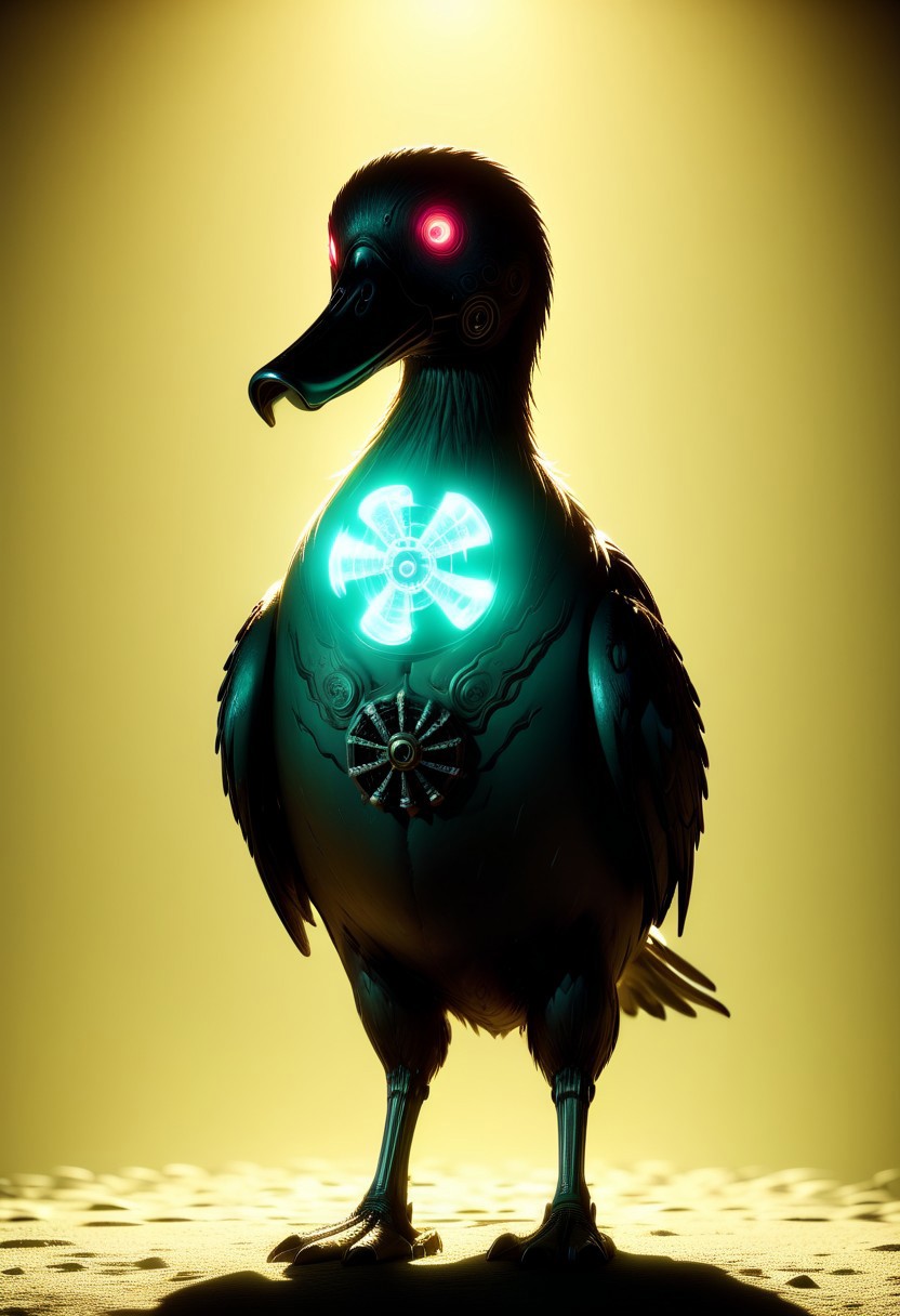 silhouette style, cinematic film still of the silhouette of an deformed lovecraftian duck with a crystal skull instead of it's head (cry5t415ku11)
with colourful wings and multiple eyes, staring at the camera,  coming out of its mouth of his head sitting on a branch at night, with glowing hazardous eyes, very detailed, haze lighting, 4k uhd masterpiece, blackmetal style, xerox, black and white, blackmetal style, xerox, black and white, nuclearhazard, blackmetal style, xerox, black and white, nuclearhazard, cthulhu