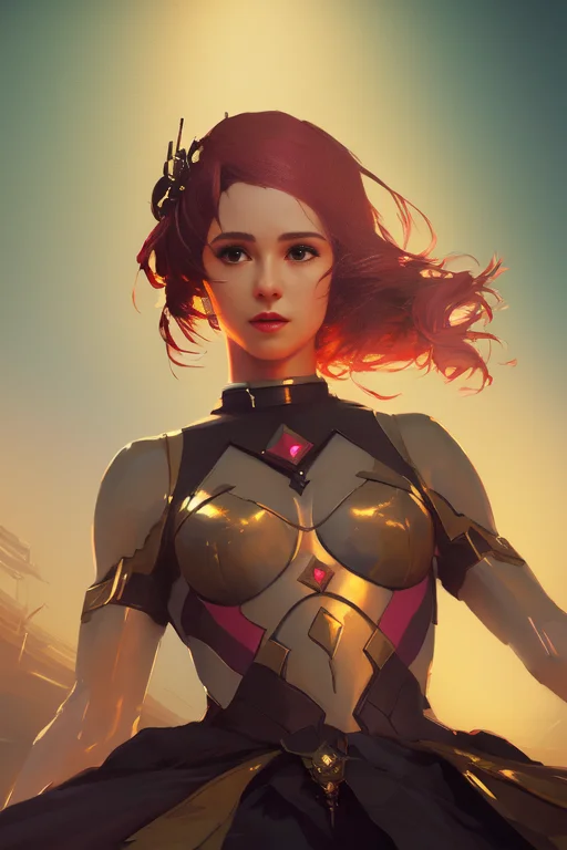 portrait of a woman, skirt, dramatic lighting, illustration by Greg rutkowski, yoji shinkawa, 4k, digital art, concept art, trending on artstation