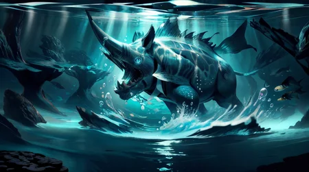 (masterpiece, best quality, fullscreen), [(full body:1.4)::0.5] portrait (photo of a slim underwater Vascular water [magical being:creature:0.2]:1.3), <lora:EYES EyesGen:0.4> intricate iris, (liquid holo skin:1.3), (Fierce:0.9), (human form with Rhinoceros Horns:1), <lora:CLOTHES EFFECT edgSeaweedDressv1.safetensors:0.4> (edgSeaweed, green dress, wearing edgSeaweed_dress with seashells:1.1), <lora:EFFECT watercd-000010:0.1> watercd, <lora:MONSTER SeaMonster-v1.0:0.3> (sea monster:.1.2), (underwater landscape), (Swirling water flow:1.3), <lora:LIGHT [LoRa] Glistening Light Concept (With multires noise version):0.2:lbw=1, 0, 0, 0, 0, 0, 0, 0, 1, 1, 1, 1, 1, 1, 1, 1, 1>, <lora:BACKGROUND UnderSea-10.safetensors:0.3> (UnSea:1.3), (Multi-color Deep Sea Darkness lighting:1.5), <lora:BACKGROUND Scene_SS.safetensors:0.2>, , (look at the viewer:1.2), <lora:EFFECT glowingveins-nvwls-v1:0.3> (glowingveins:1.2), <lora:SLIDER weight_slider_v2:-0.5>, (Full body Shot, Shallow Focus Shot, Low Angle Shot:[1.2:0.5:0.1]), <lora:LIGHT nLoRA:0.2> dark theme, <lora:QUALITY add_detail:0.3>, <lora:QUALITY BG2_dpep4+silicon29dim64:0.2>, heavily detailed, fantasy, haunting, , (sharp focus), <lora:EFFECT Magic card fakemtg_label:1> fakemtg, <lora:BUILDING German_architecture_last:0.6>, (no humans), (embedding:VIEW_Style-DoF), intricate, elegant, 8k, highly detailed, CGsociety, neon lights, rendered in Maya, Houdini algorithmic generative render, grafitti tag brick wall background, trending on ArtStation, trending on deviantart