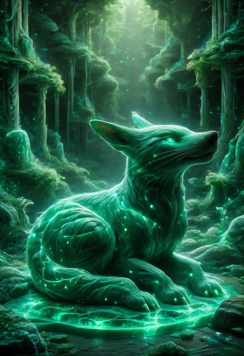 3D render of a futuristic multimedia sculpture featuring various animals, intricately designed and made of malachite, dreamlike atmosphere, concept art, beautifully lit, high detail, immersive virtual reality experience, by renowned digital artists, 8k resolution.
3d-rendering, concept-art, digital, dreaminess, futuristic, multimedia, sculpture, virtual-reality
concept-art, awesome full color, fantasy, epic, majestic, magical, dreamy, perspective, light and shadow, moody, epic,
beautiful, painterly, aesthetic, textural, vivid, vibrant, intricate details, highly detailed, ultra-detailed, absurdres,
ais-blmn,
malachite_style