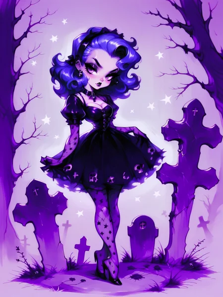 score_9, score_8_up, score_7_up, score_6_up, score_5_up, <lora:K33N3RXLP:1> k33n3r, 1girl, solo, gothic, tombstone,