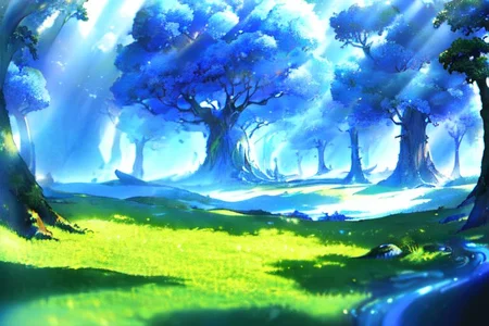 (masterpiece:1.4), 4K8K, (anime style), (high shutterspeed:1.4), (sharp edges),
SyFyEye1, FanFo, from far,
A girl leaning against a big old tree, sitting and sleep, (solo),
Fantastic Forest at fantasy, Fantastic, Lazuli color,