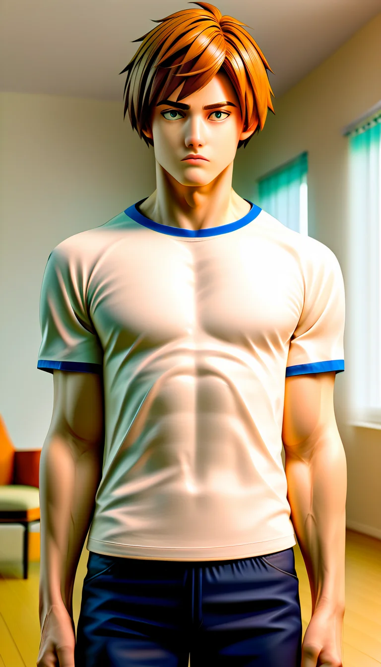 zPDXL2,rating_safe,source_anime,<lora:yuto_akatsuki:1>,1boy,kirishima futa,shirt,indoors,(cowboy shot:1.1),