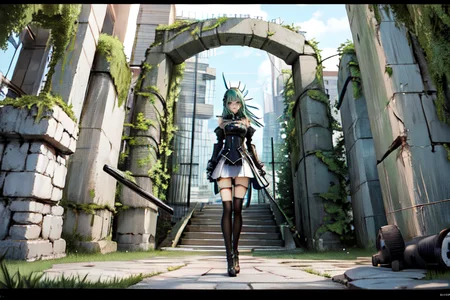 highly insanely detailed, masterpiece, top quality, best quality, highres, 4k, 8k, RAW photo, (very aesthetic, beautiful and aesthetic),
tsutomu nihei,nihei_tsutomu,blame!,blame gakuen!,abara,TNstyle,sidonia_no_kishi,(space,spacecraft,giant room,hangar,stairs,city ruins,megastructure in background,deep horizon,mausoleum,tower,lab,sidonia \(ship\),tunnel),letterboxed,bones,machinery,cables,tubes,industrial pipes,light particles,ventilation fan,ventilation shaft,air conditioner,drainpipe,fog,steam,foggy,smoke,concrete walls,metal walls,toha heavy industries,walkway,wire,lantern,fence,
<lora:ABARA:0.7>,
(1girl:1.3),
solo focus,
(pure green background,transparent background:1.2),âââ