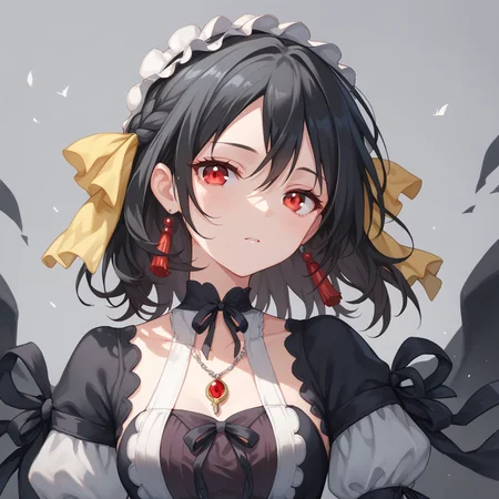 score_9, score_8_up, score_7_up, simple background, 
1girl, saros_eresh_kurnugias, black hair, red eyes, dress,
 <lora:saros_eresh_kurnugias_pony_v1:0.8>
