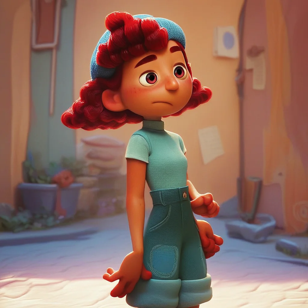 score_9, score_8_up, score_7_up, score_6_up, score_5_up, score_4_up, 1girl, G_LUCA, red hair