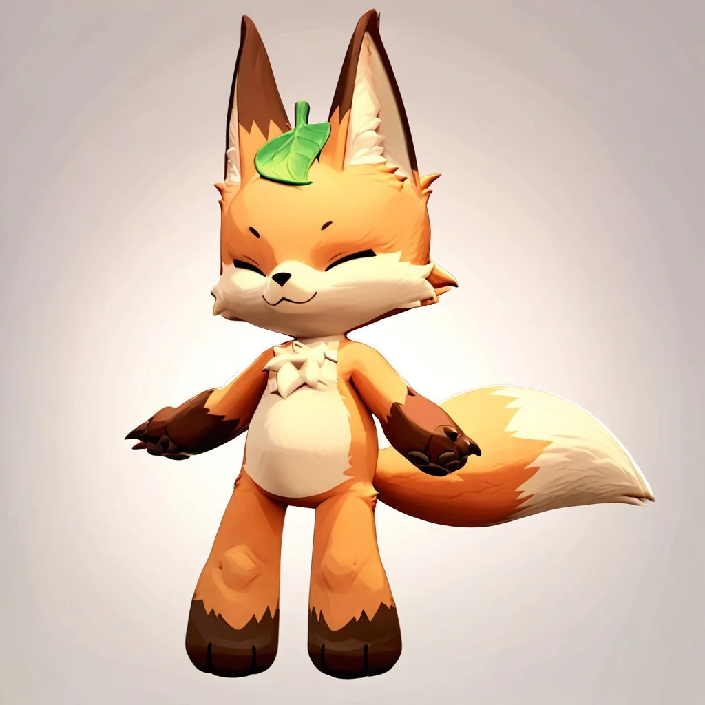 (no humans), (inari \(monster farm\)), furry, score_9, score_8_up, score_7_up, score_6_up, 
looking at viewer, solo, solo focus, full body, rating_safe