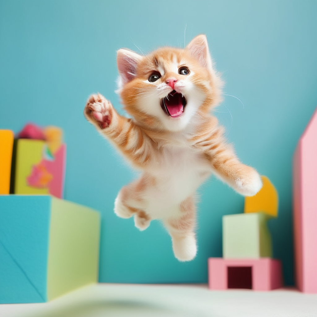 r4alc4ts kitten, jumping, adorable, <lora:fluffykitten_XL_LoRA:1.0>