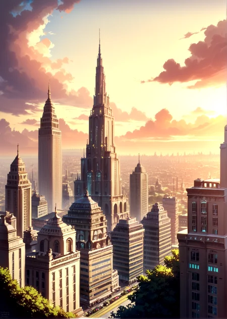 score_9, score_8_up, score_7_up,
<lora:Art_Deco_(Architecture)_(Pony)_(AD):1> Art Deco, scenery, architecture, monumental architecture, building, city, cityscape,
8K, In'ei, chiaroscuro, rim lighting, perfect depth of field shot, ray tracing, beautiful, subsurface scattering, idealized city, wide beautiful boulevards, busy city center, parks and manicured lawn areas, large parks, plazas, detailed fluffy anime clouds, skyscrapers, made out of limestone, art deco windows, photographic realism, art by Thomas Kinkade, soft lighting, soft shading,
BREAK zPDXL, zPDXLxxx, <lora:perfection style:1> <lora:sdxl_lightning_8step_lora:0.5> <lora:SDXLHighDetail_v5:1> <lora:RMSDXL_Creative:0.8> <lora:Pony_DetailV2.0:1> <lora:MeMaXL_V3:0.15> <lora:great_lighting:1>