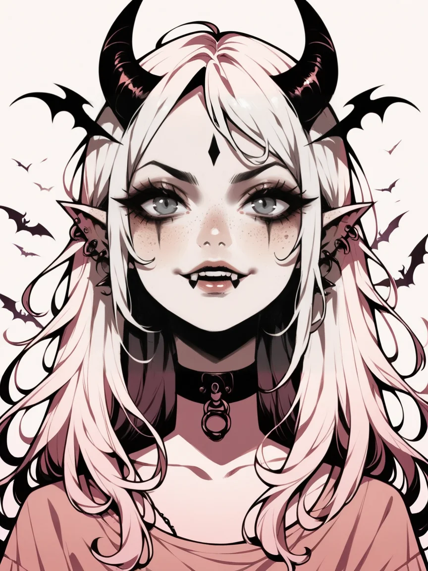 score_9, score_8_up, score_7_up, score_6_up, 1girl, long hair, b0ld4n1m3 <lora:b0ld4n1m3XLP:1> demon