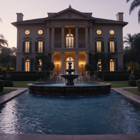 UHD, 4k, ultra detailed, cinematic, a photograph of <lora:Cinematic Hollywood Film v2:1> perfect eyes
Epic Creative Scene a large mansion with a fountain in the front yard Cinematic Hollywood Film Style, epic, beautiful lighting, inpsiring