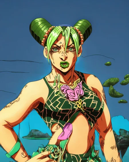 Jolyne Cujoh <lora:JolyneCujoh15:1>