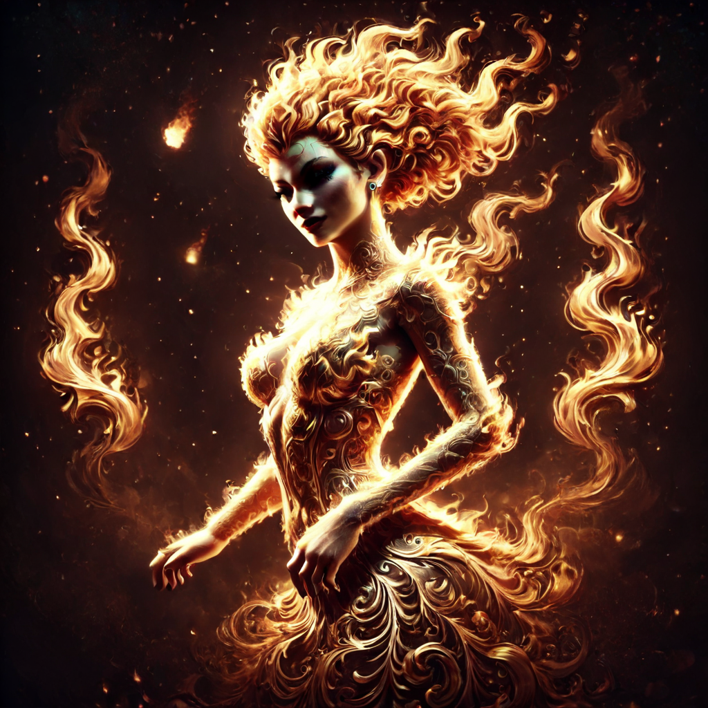 Score_9, score_8_up, score_7_up, high quality, 4k, 8k, extremely detailed, flamestyle, beautiful woman, ethereal <lora:Flame_Style:0.8> <lora:p:0.7>