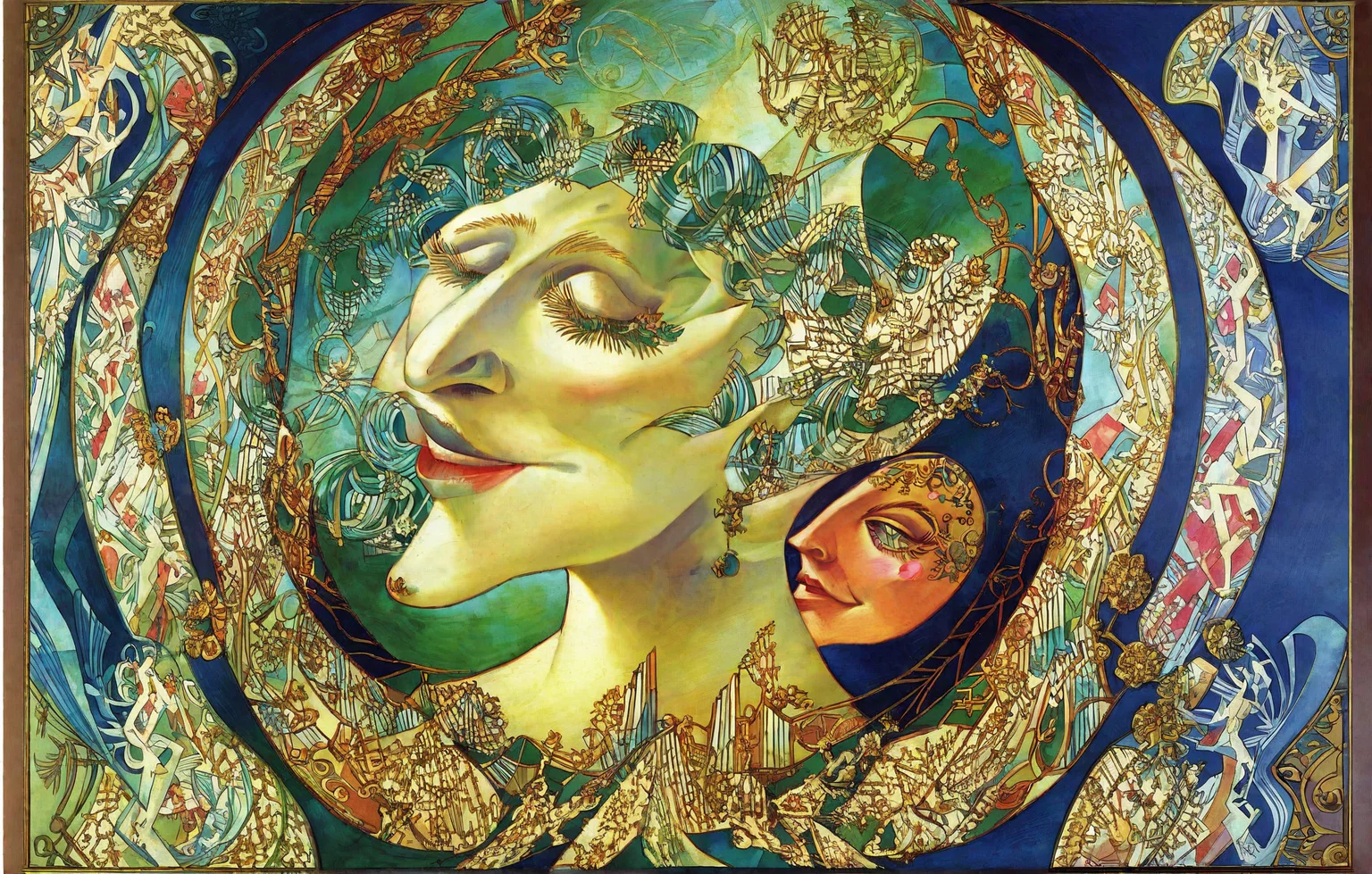 <lora:otto-dix_pony_v1:1> mughal \(style\), ' random prompt ' by dix otto in 1932, mythological painting \(genre\) ,religious painting \(genre\),allegorical painting \(genre\)
verism \(style\)
cliffs-and-rocks Welcome to Radiant Art Nouveau Elegance. Enter an era characterized by (organic forms and flowing curves), where Art Nouveau design intertwines with a sense of natural grace. Defined by (intricate patterns and fluid lines:0.3), it creates a tapestry of (visual harmony and organic beauty, transporting observers to a period of unparalleled Art Nouveau splendor). Embracing radiant Art Nouveau elegance fosters an atmosphere of natural enchantment and artistic allure, immersing viewers in the graceful essence of Art Nouveau innovation and its timeless allure, urging them to appreciate the echoes of organic beauty with hearts brimming with admiration and appreciation. , score_9, score_6_up, score_7_up