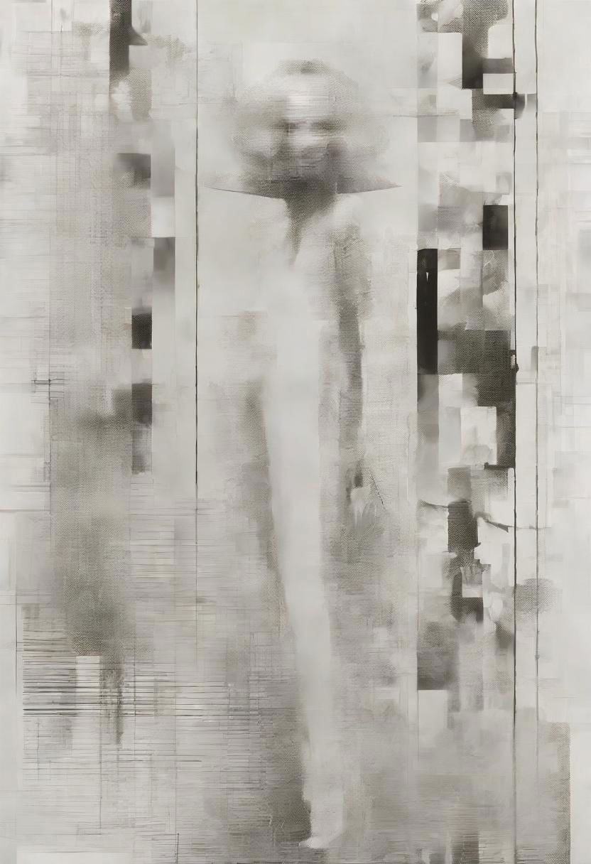 Monochrome black and white, Giger, Beksinski, Zawadzky, Dali, Magritte, Delvaux, Bellmer, Malevitch, Rodchenko, Mondrian, Kandinsky, Popovna, psychedelic hallucination, pop surrealism, rough crosshatch drawing pop art Lunatic_Portrait of a young woman in latex Avant-garde Fashion page, slick back, low bun, black makeup, sinister expression, intense glare, avant-garde, abstract, weird, geometric, constructivism, suprematism, rayonism, verticism, lineism, tj