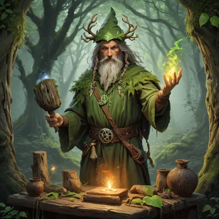 druidic magic <lora:LoromXL_Druidic_Naturalism_v1:0.1>