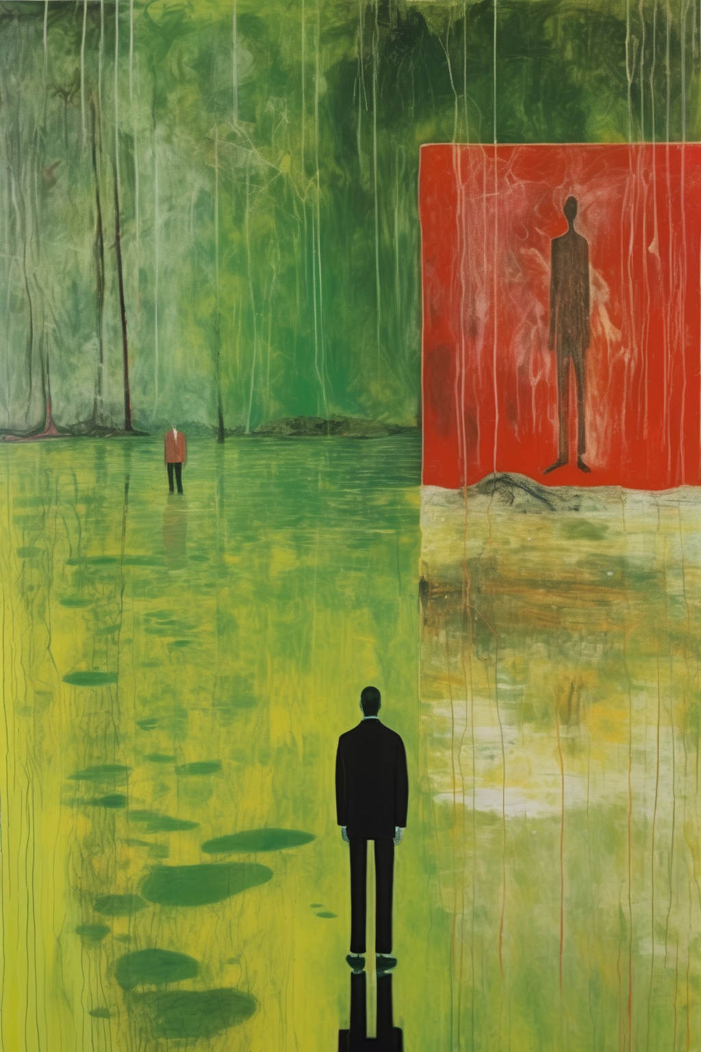 <lora:Peter Doig Style:1>Peter Doig Style - peter doig style abstractions about the subconscious