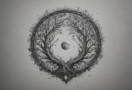"Visualize a line art tattoo design inspired by the concept of 'as above, so below,' depicting the interconnectedness of the universe. Imagine intertwining elements such as stars, roots, and branches to symbolize the unity of the cosmos and the earth. Consider how you would like these elements to flow together and what symbolic meanings they hold for you. Feel free to explore different styles and compositions to bring this concept to life in your tattoo design.
<lora:add-detail-xl:0.95> <lora:dvr-lnds-sdxl:0.3> dvr-lnds-sdxl <lora:MJ52:0.25> <lora:ral-apoctvisn-sdxl:0.3> ral-apoctvisn <lora:zavy-cntrst-sdxl:0.35> dark, chiaroscuro, low-key <lora:zavy-rmlght-sdxl:0.41> zavy-rmlght <lora:SDXLFaeTastic2400:0.225>