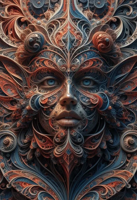 photo of a paisley pattern, boteh, paisley, navy blue, madder red, almond, official art, aesthetic, dynamic angle, hyper detailed, order and chaos, dark colors, (extremely detailed, intricate details, masterpiece, best quality, 8k wallpaper:1.4), dramatic lighting, (dark blue and madder red palette:1.2), twisting paisley