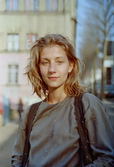 c41_hasselblad_portra400,  instagram photo, a 20 years old german woman,   hard shadows, film grain