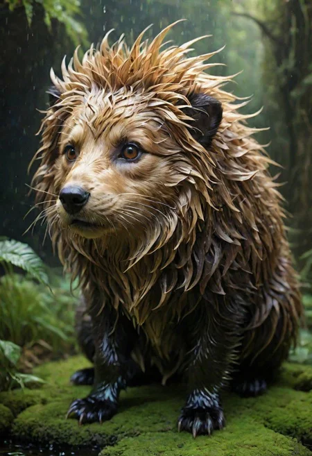 famous artwork by (magali villeneuve:1.2), detailed expressive eyes, fantasy style, the eccentric uncommon mobglow with grimegobbering vrangboodle and a vassled zibberzang that shields it from rain, it is covered in fluffy tocker and stalks carefully through the juxtafondling ponds of planet shmodderball v, where oversized lormshmog and pongfruddled jubshmurgler line the water's edge , poster art, bold lines, expressive drawing, award winning, (intricate details, masterpiece, best quality:1.4),Gelatine
looking at viewer, dynamic pose
<lora:add-detail-xl:1> <lora:xl_more_art-full_v1:0.5> <lora:NicolaSamori:0.5> in the style of nicola samori <lora:looking_at_viewer:2>