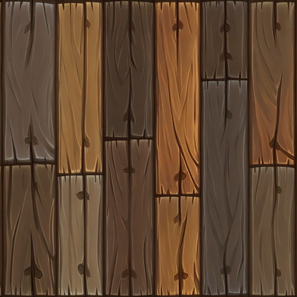 texture of wooden planks, seamless, tiled, stylized  <lora:sxz-texture-sdxl:1>