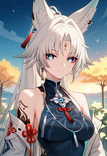 score_9_up, score_8_up, score_7_up, extreamly detailed, beautiful detailed face, complex detailed background, 1girl, BREAK, FEI XIAO