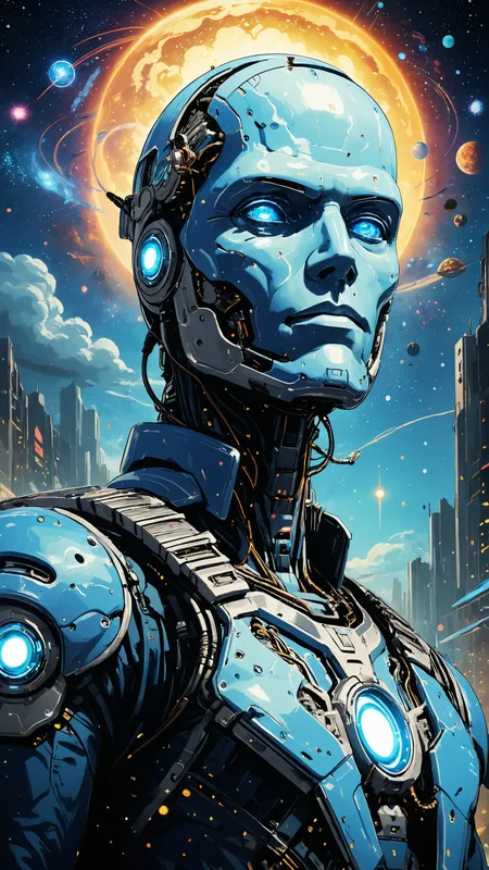 An artificial intelligence serves as the ruler of a utopian society, guiding its citizens towards enlightenment and harmony with the universe, <lora:Dreamyvibes artstyle SDXL - Trigger with dreamyvibes artstyle:0.7> Dreamyvibes Artstyle, <lora:Ive_Got_The_Power:0.8>, <lora:xl_more_art-full_v1:0.4>