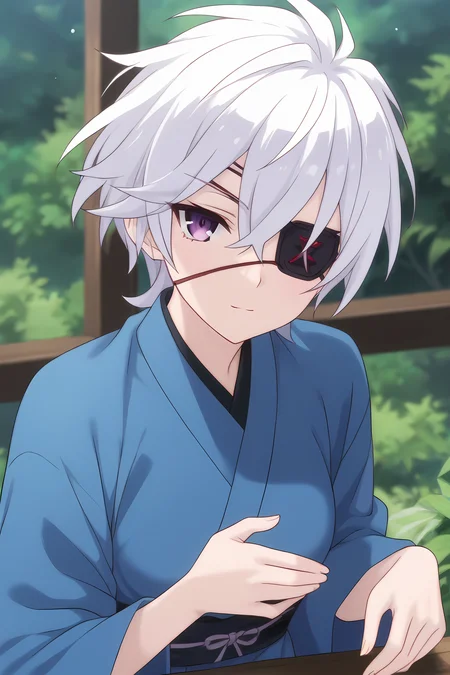 (blue kimono purple haori:1.40), ys-oboro, white hair, short hair, purple eyes, eyepatch on left eye, medium breasts,
1girl, solo, skinny, score_9, score_8_up, score_8, score_7_up, score_7, score_6_up, score_6, score_5_up, score_5, source_anime,
(lewd:1.10),
outdoors,
(close-up:1.20), feet,
<lora:ys-oboro-V01:0.80>