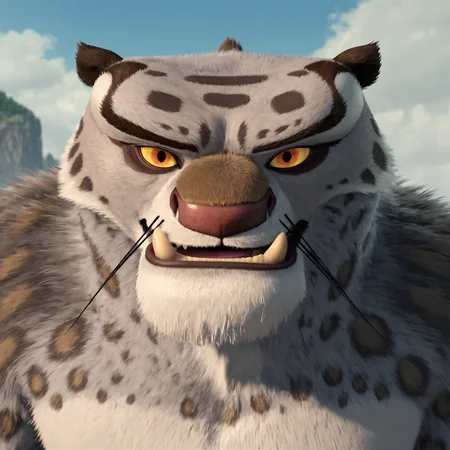 <lora:DreamWorks_Furry_Mix:0.7>, score_9, score_8_up, score_7_up, score_6_up, BREAK
source_furry, TaiLung, 1boy, close up on face, (front view:1.2), looking at viewer, smile, perfect face