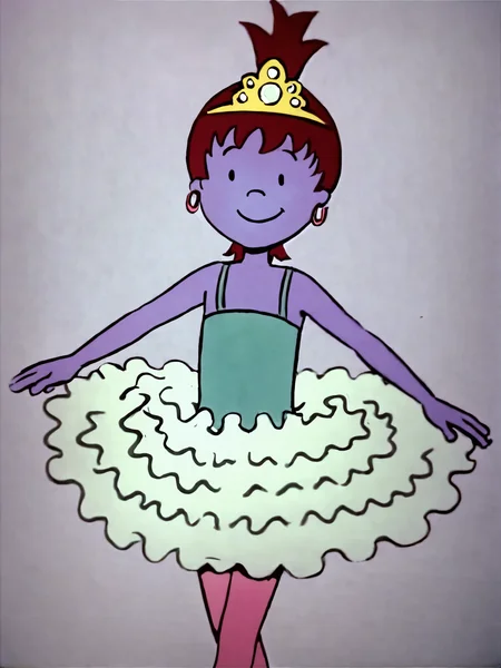 score_9, score_8_up, score_7_up, score_6_up, score_5_up, source_anime, masterpiece, high quality, BREAK white background, 1girl, <lora:Beebee_Bluff_PDXLv1:0.8> beebe bluff, hoop earrings, pink pantyhose, tiara, tutu, smile, white ballet slippers